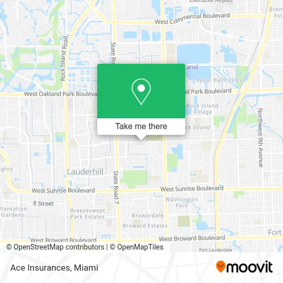 Ace Insurances map