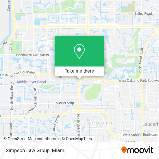 Simpson Law Group map