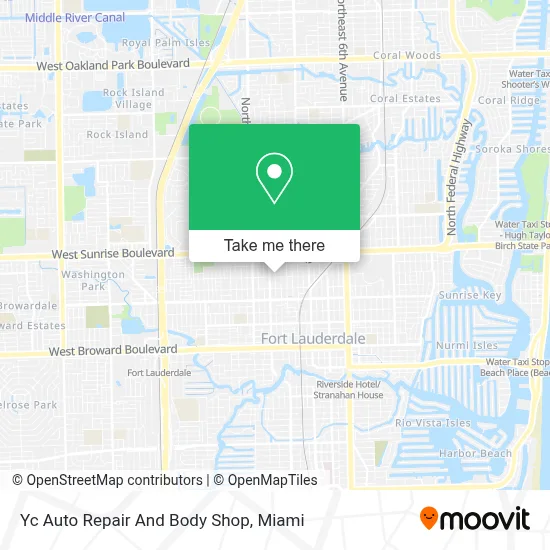 Yc Auto Repair And Body Shop map