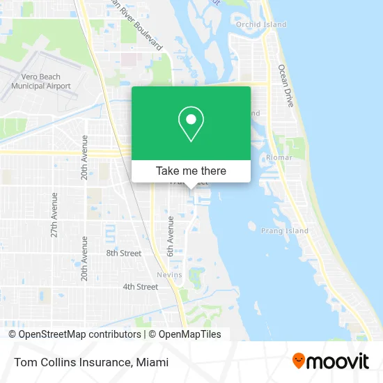 Tom Collins Insurance map