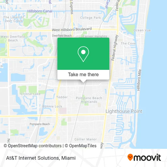 At&T Internet Solutions map