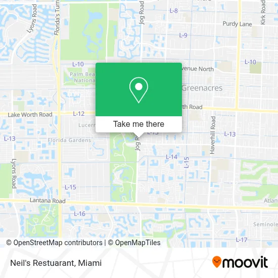 Neil's Restuarant map