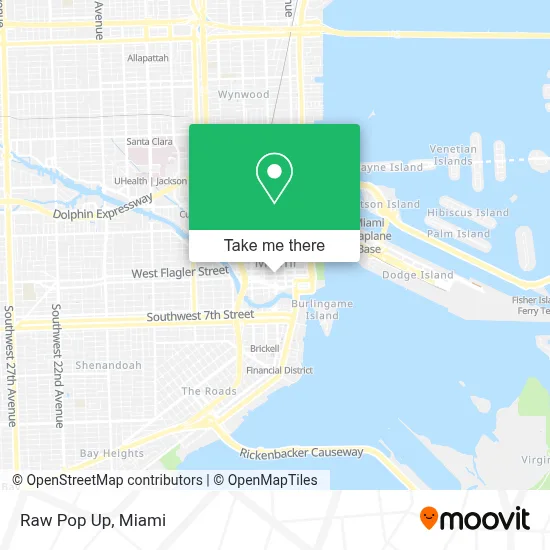 Raw Pop Up map