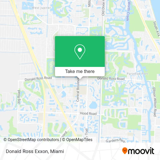 Donald Ross Exxon map