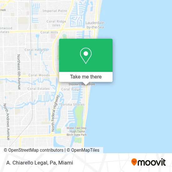 A. Chiarello Legal, Pa map