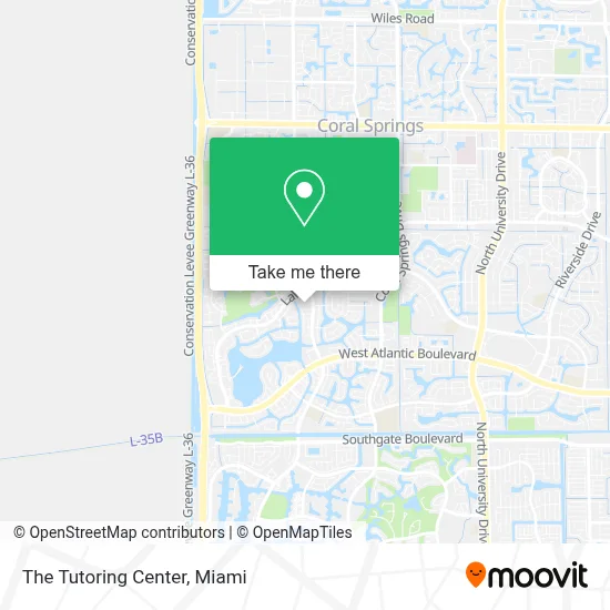 The Tutoring Center map
