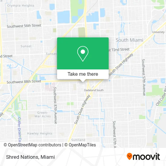 Shred Nations map
