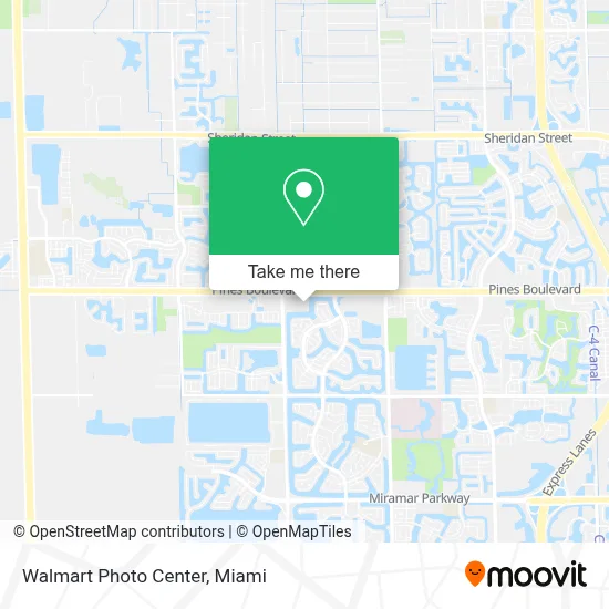Walmart Photo Center map