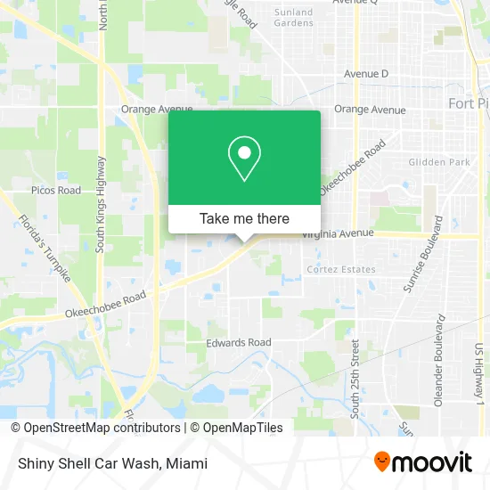 Shiny Shell Car Wash map