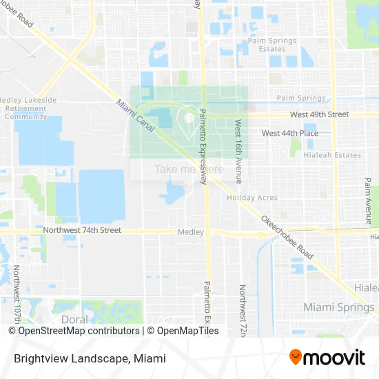 Brightview Landscape map