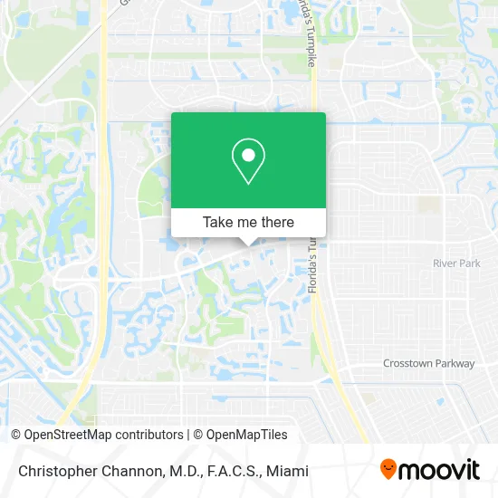 Christopher Channon, M.D., F.A.C.S. map