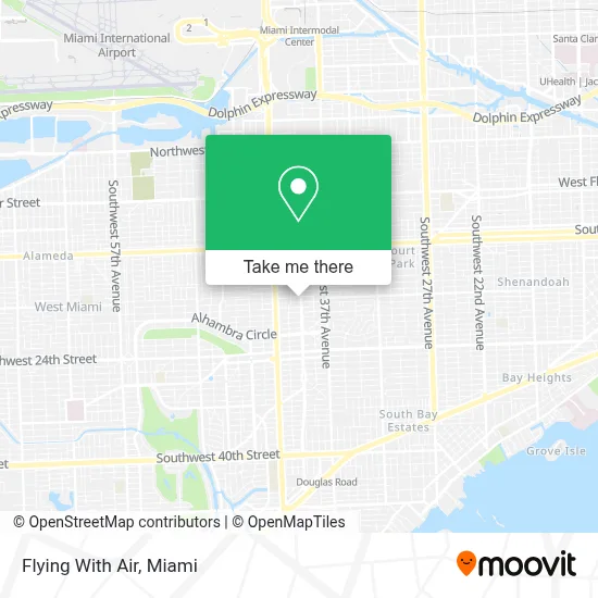 Flying With Air map