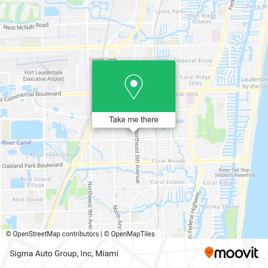 Sigma Auto Group, Inc map