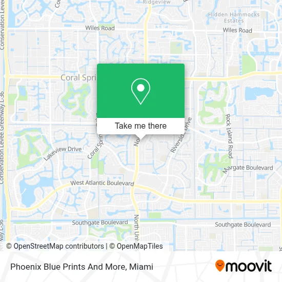 Phoenix Blue Prints And More map