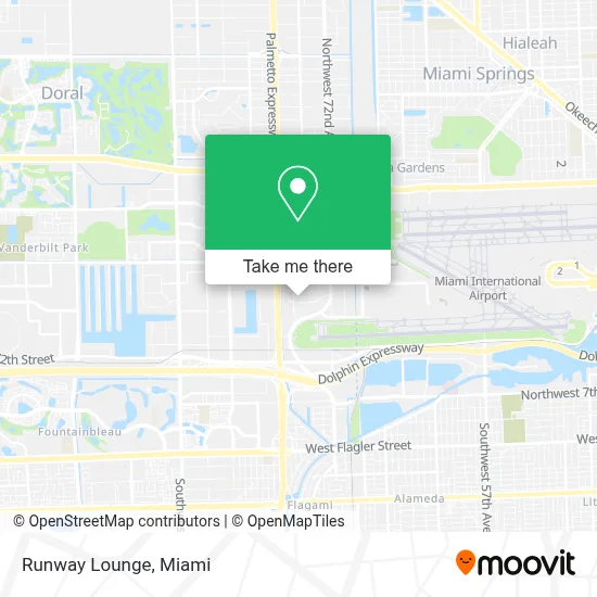 Runway Lounge map