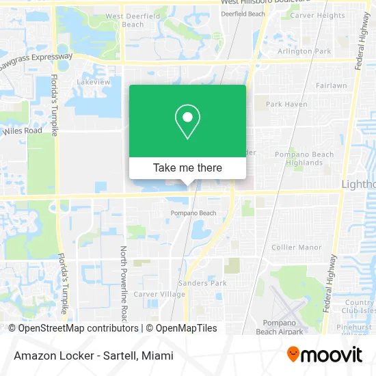 Amazon Locker - Sartell map