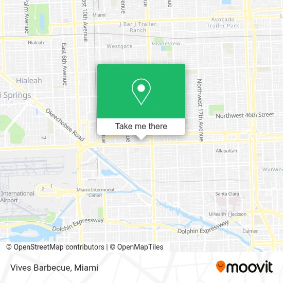 Vives Barbecue map