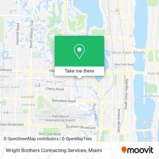 Wright Brothers Contracting Services map