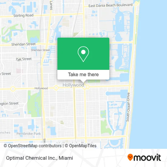 Optimal Chemical Inc. map
