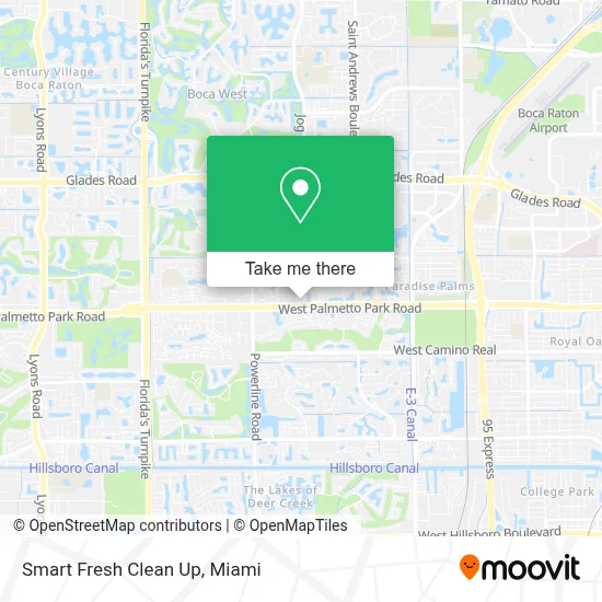 Smart Fresh Clean Up map