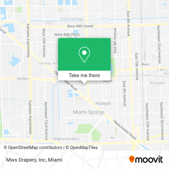 Mws Drapery, Inc map