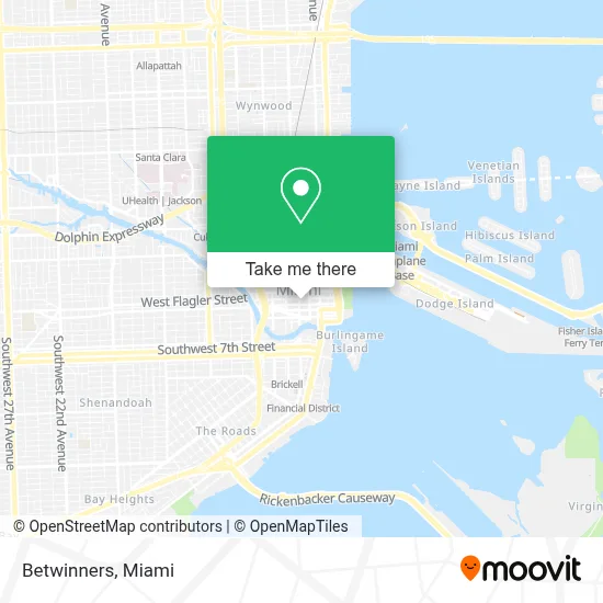 Betwinners map