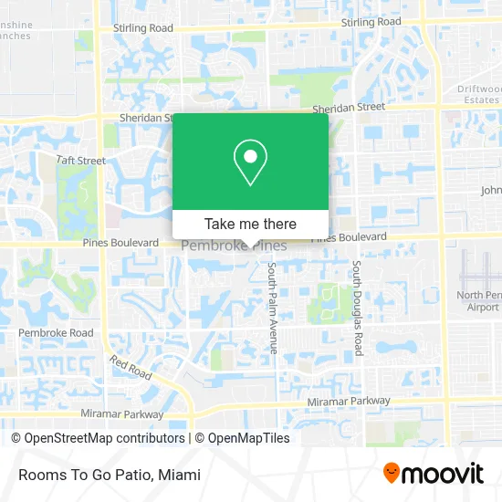 Rooms To Go Patio map