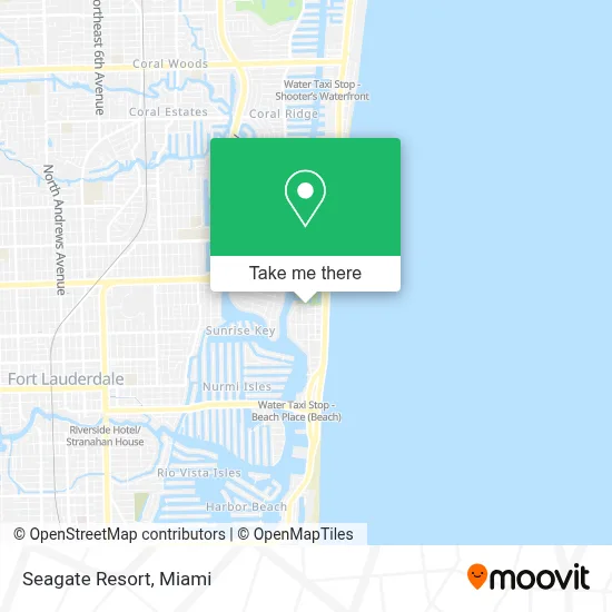 Seagate Resort map