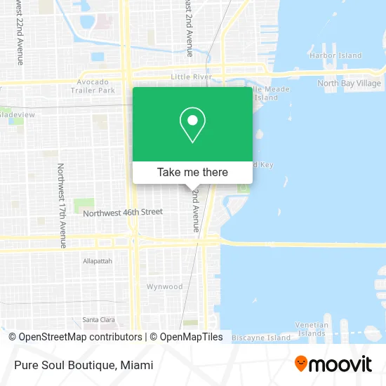 Pure Soul Boutique map