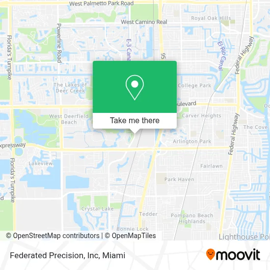 Federated Precision, Inc map