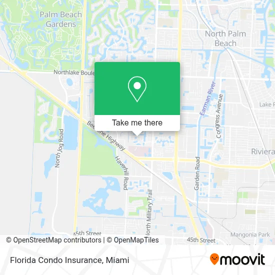 Florida Condo Insurance map