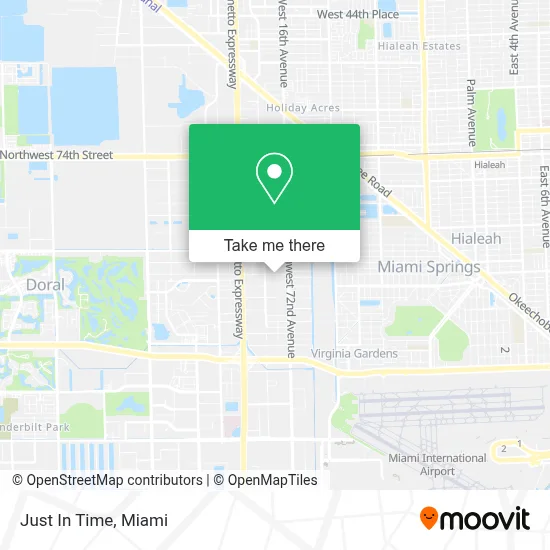 Just In Time map