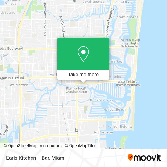 Earls Kitchen + Bar map