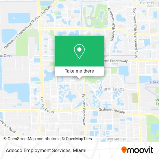 Adecco Employment Services map