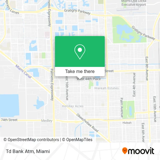 Td Bank Atm map