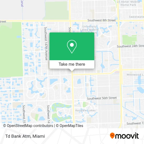 Td Bank Atm map
