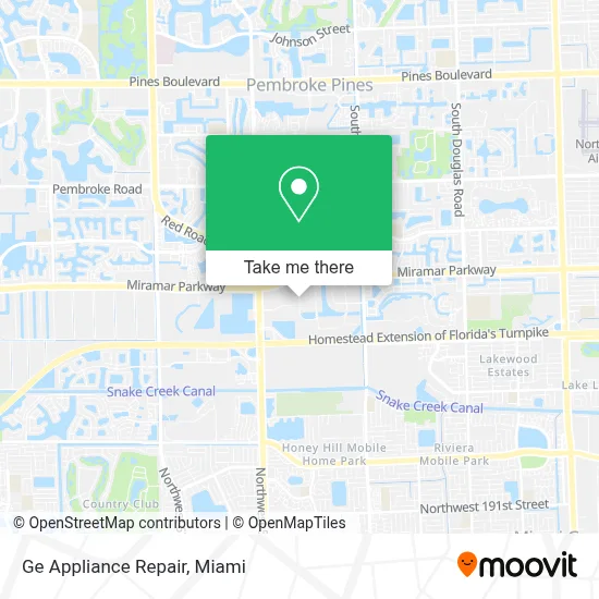 Ge Appliance Repair map