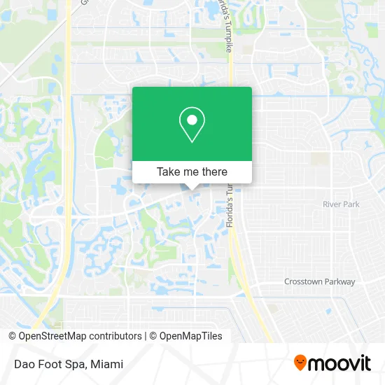 Dao Foot Spa map