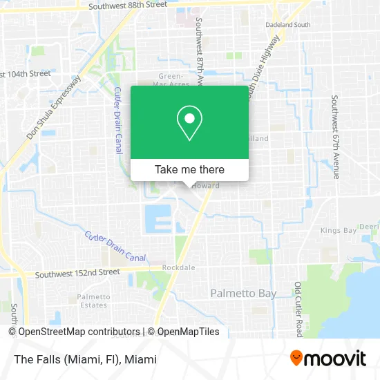 The Falls (Miami, Fl) map