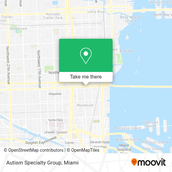 Autism Specialty Group map