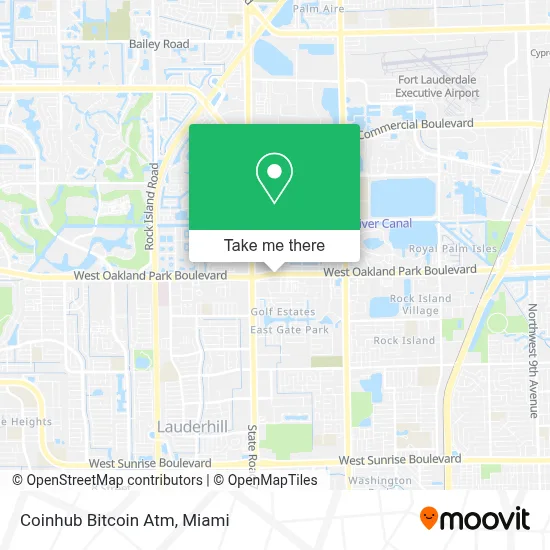 Coinhub Bitcoin Atm map
