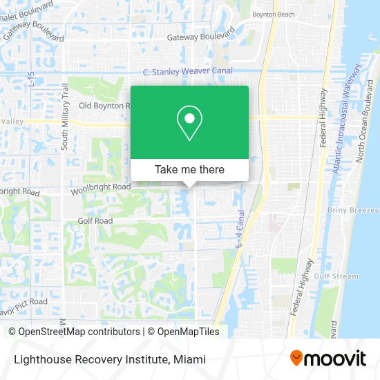 Lighthouse Recovery Institute map