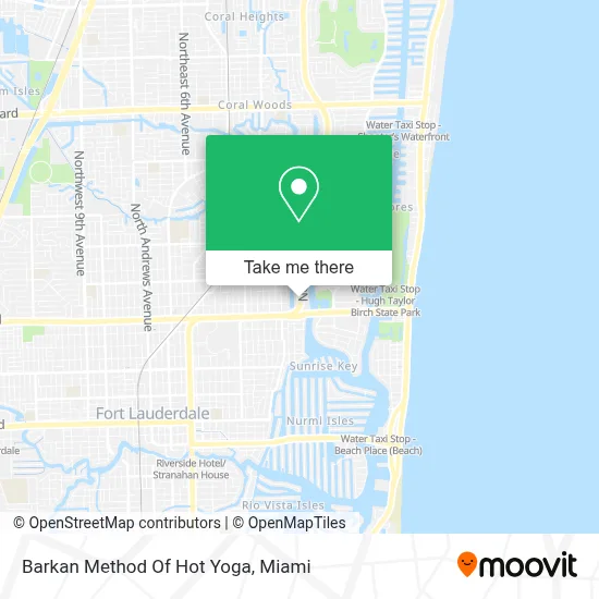 Barkan Method Of Hot Yoga map