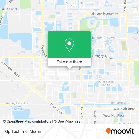 Gp Tech Inc map