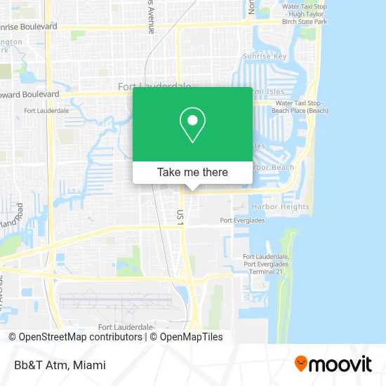 Bb&T Atm map