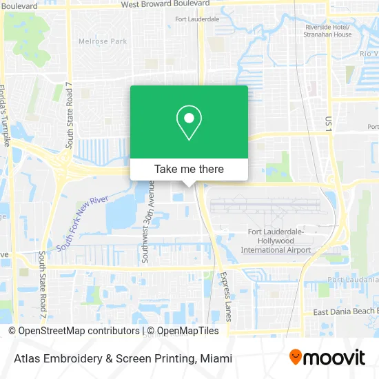 Atlas Embroidery & Screen Printing map