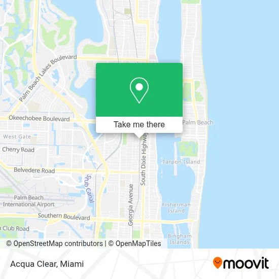Acqua Clear map