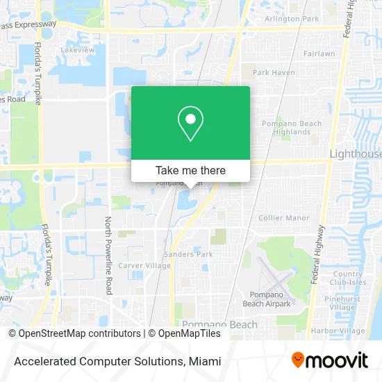 Accelerated Computer Solutions map