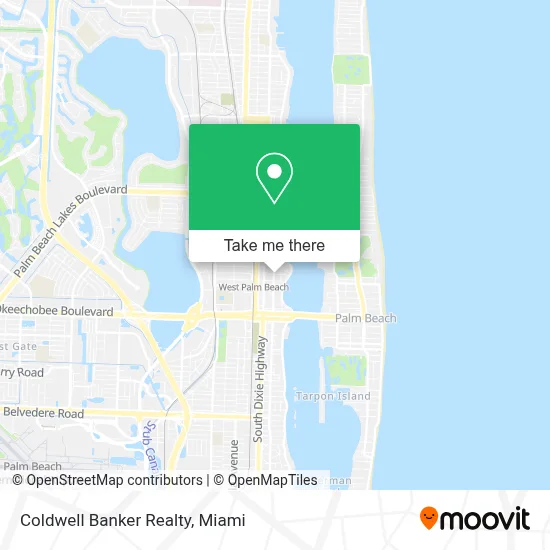 Coldwell Banker Realty map
