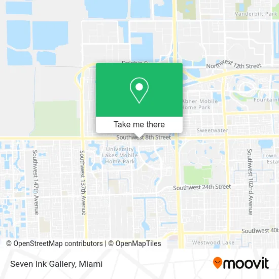 Seven Ink Gallery map